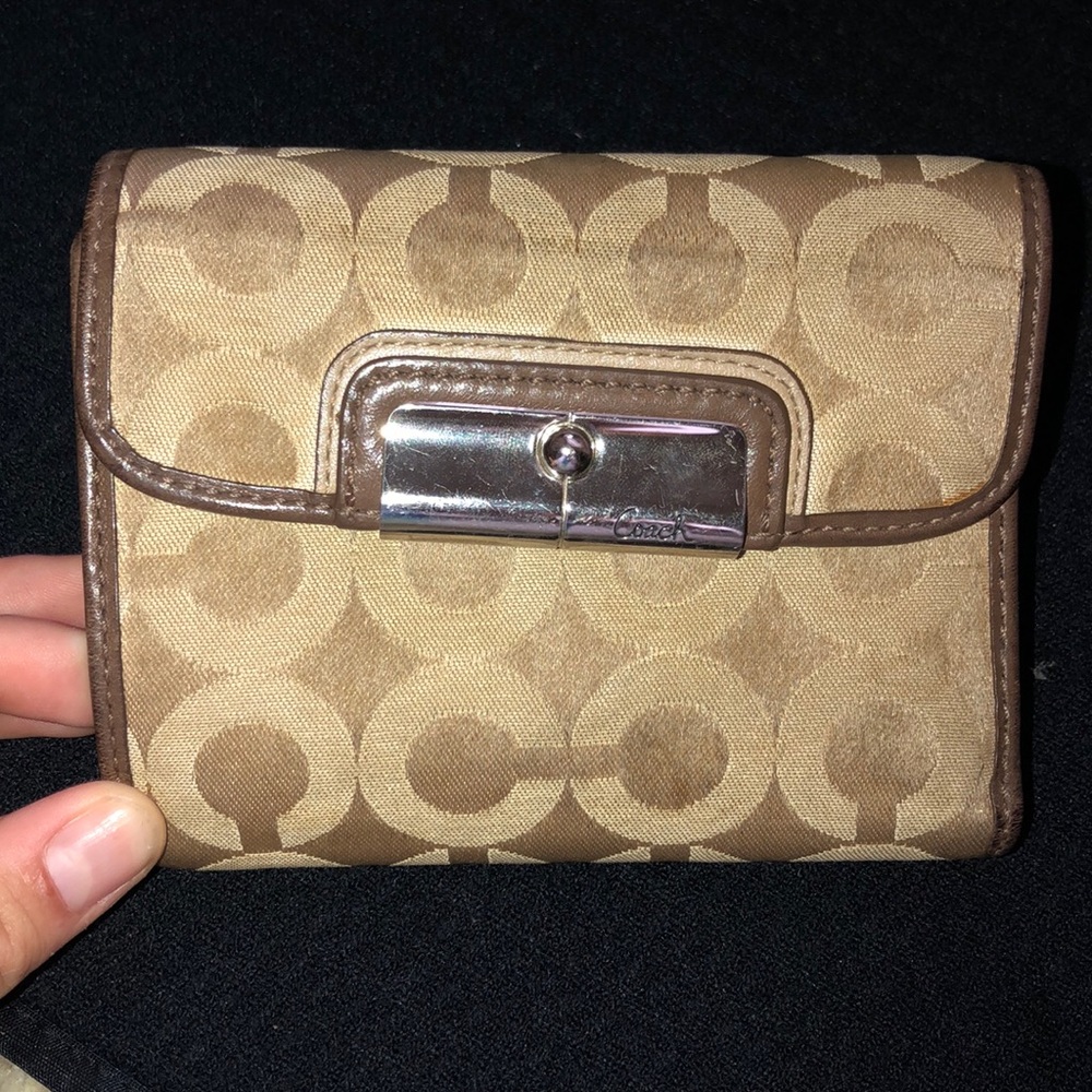 Coach trifold wallet